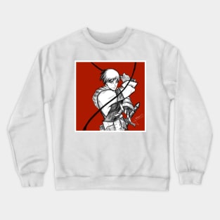 the vampire hunter in red whip adventure Crewneck Sweatshirt